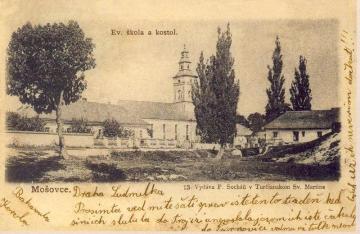 Roku 1560 bola v Mošovciach založená evanjelická latinská škola a v roku 1864 bol postavený evanjelický kostol. od roku 1570 sú známi prví mošovskí evanjelickí kazatelia. Medzi nimi sa spomínajú mená ako Matej Paulíny a jur Inštitoris. Roku 1560 bola v Mošovciach založená evanjelická latinská škola a v roku 1864 bol postavený evanjelický kostol. od roku 1570 sú známi prví mošovskí evanjelickí kazatelia. Medzi nimi sa spomínajú mená ako Matej Paulíny a jur Inštitoris.